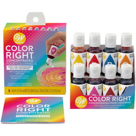 Wilton 601-6200 Color Right Performance Food Coloring Set