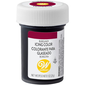 Wilton 610-698 Burgundy Gel Food Coloring, 1 oz.