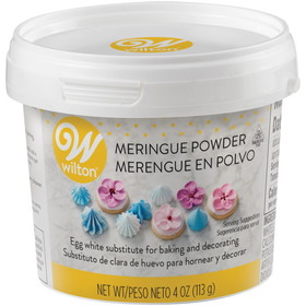 Wilton 702-6020 Meringue Powder, 4 oz. Egg White Substitute
