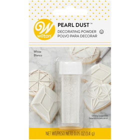 Wilton 703-1355 White Pearl Dust, 0.05 oz.