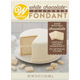 Wilton 704-0-0147 White Chocolate-Flavored Premade Fondant for Cake Decorating, 24 oz.