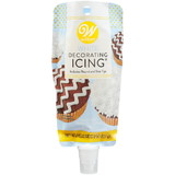 Wilton 704-4749 White Icing Pouch with Tips, 8 oz.