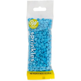 Wilton 710-0-0452 Blue Confetti Sprinkles, 1 oz.