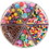 Wilton 710-0-0627 6-Cell Rainbow Sprinkles Mix with Turning Lid, 5.92 oz.
