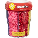 Wilton 710-0-0653 6-Cell Rainbow Medley Sprinkles Mix with Turning Lid, 6.56 oz.