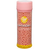 Wilton 710-1132 Pink Sugar Pearls, 5 oz.