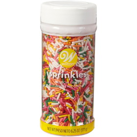 Wilton 710-5338 Rainbow Jimmies Sprinkles, 6.25 oz.