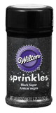 Wilton 710-762 Black Sanding Sugar Sprinkles, 3.25 oz.