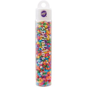Wilton 710-9978 Rainbow Confetti Sprinkle Tube, 1.4 oz.