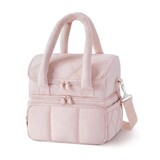Double Layer Insulated Lunch Bag Large Capacity Thermal Tote for Family Picnic Office Meal Prep