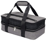 Muka Double Layer Insulated Pizza Bag Foldable Thermal Carrier for Camping Travel
