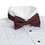 Wolfmark SCPA-190 Solid Color Bow Tie - Adjustable Band