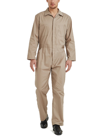 TOPTIE Men's Cotton Blend Zip-Front Work Coverall Protective Uniform