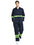 TOPTIE Men's Reflective Trim Coverall Add Your Own Custom Text Name Personalized Message or Image, Regular Size