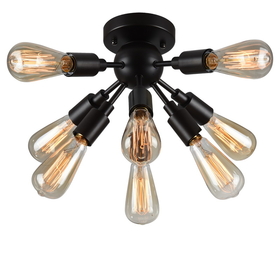 Warehouse of Tiffany C1706-8 Juvan Antique Bronze Edison Bulbs 8-light Ceiling Light