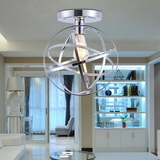 Warehouse of Tiffany C1710-1C Kreszentia 1-light Chrome 11-inch Globe Semi-flush Mount with Bulb