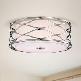 Warehouse of Tiffany CM013/3 Zera 22 in. 2-Light Indoor Multi Finish Tiffany Table Lamp with Light Kit
