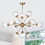 Warehouse of Tiffany HM108/12 Masakee 39.4 in. 12-Light Indoor Gold Finish Chandelier with Light Kit