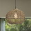 Warehouse of Tiffany IMP741/1 Bonn 13.8 in. 1-Light Indoor Dark Yellow Finish Pendant Light with Light Kit