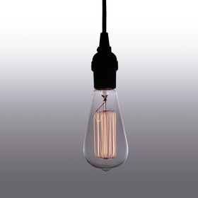 Warehouse of Tiffany LD4001A Alexandra Adjustable Height 1-light Edison Lamp with Bulb