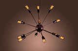 Warehouse of Tiffany LD4023 Jackstone 12-light Bronze Edison Lamp with Bulbs