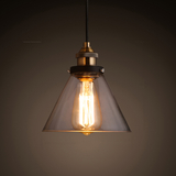 Warehouse of Tiffany LD4033 Zhuri 8-inch Adjustable Cord Glass Edison Lamp with Light Bulb