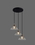 Warehouse of Tiffany LD4035-3 Esmeralda Adjustable Cord 3-light Clear Glass Edison Lamp