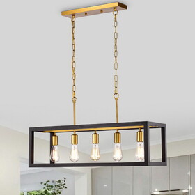 Warehouse of Tiffany MD58/5VB Nimra 10 in. 5-Light Indoor Matte Gold Finish Chandelier with Light Kit