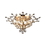 Warehouse of Tiffany RL8024 Ava 6-light Gold 27-inch Crystal Flush Mount