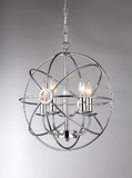 Warehouse of Tiffany RL8121CH Aidee 5-light Chrome 16-inch Spherical Chandelier