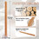 Muka French Rolling Pin for dough, 19.5 Inches Natural Beech Wood Roller for Fondant, Pizza, Pie, Cookie and Pastry