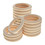 Muka 50 Pieces Natural Wood Rings 55mm, Premium Wood Circles DIY Crafts Accessories
