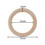 Muka 50 Pieces Natural Wood Rings 55mm, Premium Wood Circles DIY Crafts Accessories