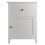 Winsome 10115 Eugene Accent Table, Nightstand, White