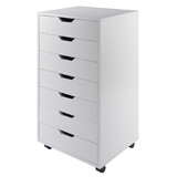 Winsome 10792 Halifax Cabinet for Closet / Office, 7 Drawers, White