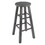 Winsome 16224 Ivy Square Leg Counter Stool, Rustic Gray