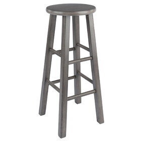 Winsome 16230 "Ivy" Bar Stool Rustic, 29", Gray Finish