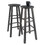 Winsome 16270 Element 2-Pc Bar Stool Set, Oyster Gray