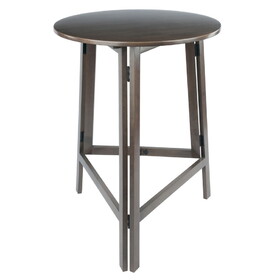 Winsome 16340 Torrence Foldable High Table, Oyster Gray