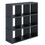 Winsome 20040 Timothy 3x3 Storage Cube Shelf, Black