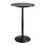 Winsome 20123 Obsidian Round Pub Table, Black