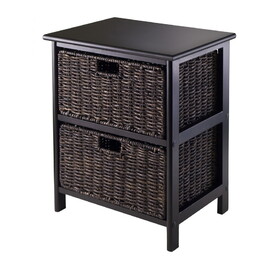 Winsome 20216 Omaha Storage Rack with 2 Foldable Baskets