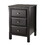 Winsome 20315 Timmy Accent Table, Nightstand, Black