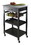 Winsome 20322 Julia Utility Kitchen Cart, Granite Top, Black