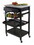 Winsome 20322 Julia Utility Kitchen Cart, Granite Top, Black