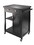 Winsome 20727 Timber Kitchen Cart, Black