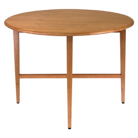 Winsome 34942 Wood Hannah Round 42" Double Drop Leaf Gate leg Table