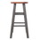 Winsome 36224 Ivy Counter Stool, Rustic Gray and Teak