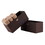 Winsome 38222 Torino 2-Pc Foldable Fabric Basket Set, Chocolate