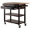 Winsome 40826 Langdon Kitchen Cart, Drop Leaf, Cappuccino and Natural